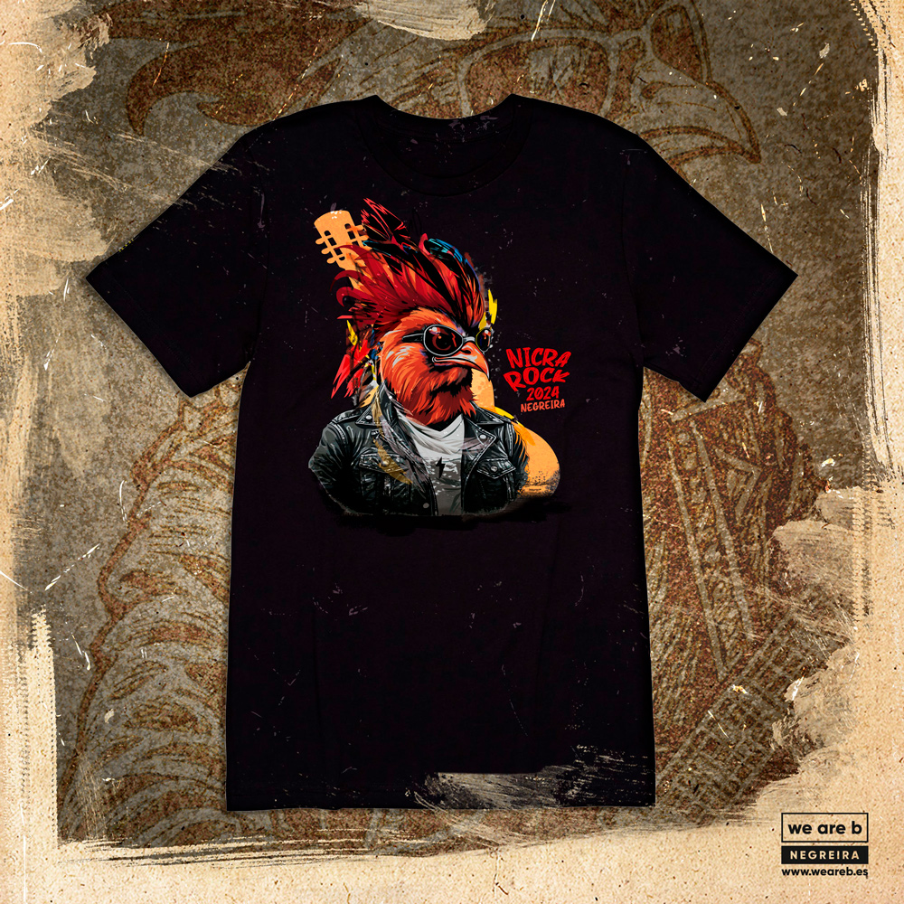 Diseño de camiseta Nicrarock 2024