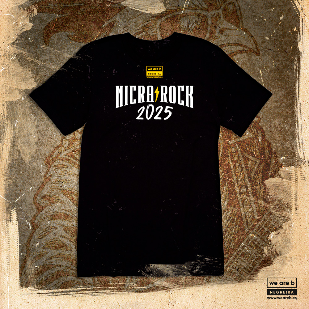 Diseño de camiseta Nicrarock 2025 espalda